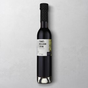 TOMATEN-BASILICUM CREMA MET BALSAMICO