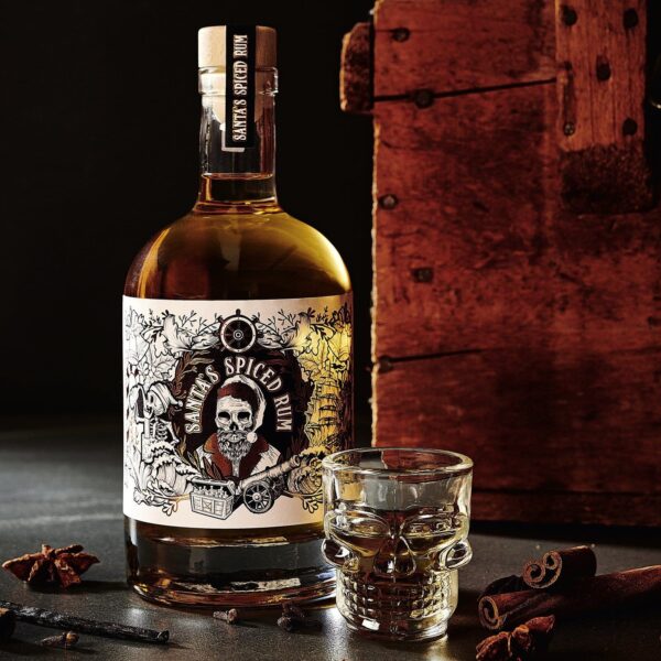SANTA´S SPICED RUM 500ml - Afbeelding 2