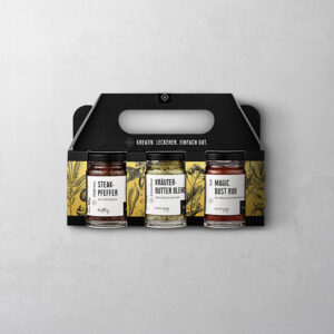 KRUIDEN SET - MAGIC DUST RUB, KRUIDENBOTERMIX, STEAK-PEPER